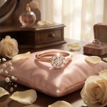 Диамантен годежен пръстен Sunshine