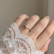 Диамантен годежен пръстен Вечност Диамантен годежен пръстен Вечност