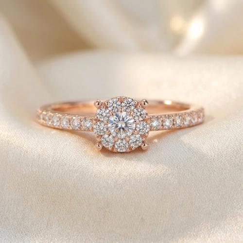 Диамантен годежен пръстен Вечност