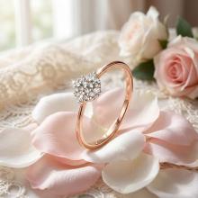 Диамантен годежен пръстен