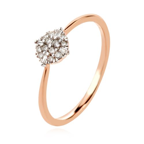 Диамантен годежен пръстен 