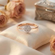 Диамантен годежен пръстен