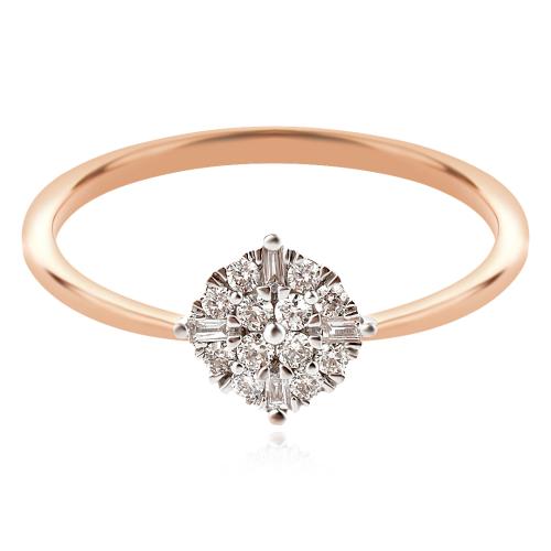 Диамантен годежен пръстен 