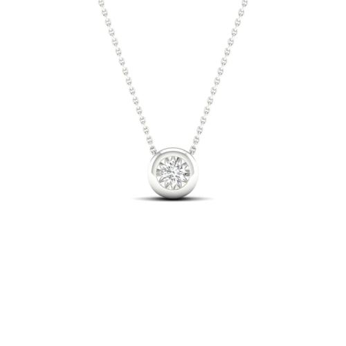 Златна висулка с диамант-0.07ct