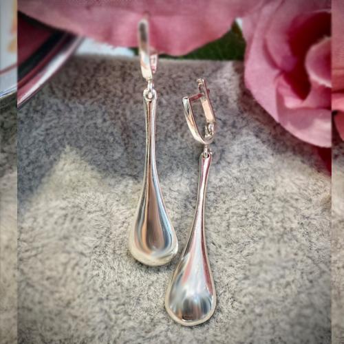 Сребърни обеци 7351