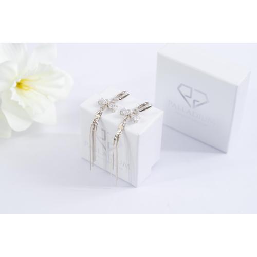 Сребърни обеци 7359