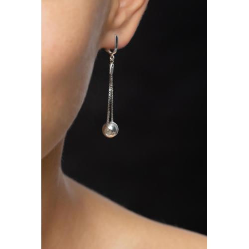 Сребърни обеци 7360