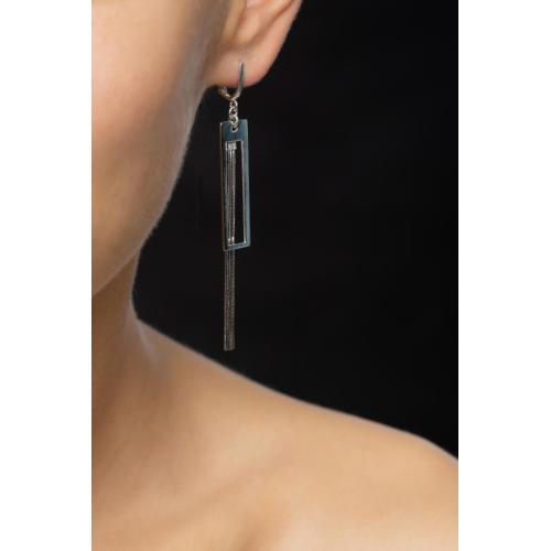 Сребърни обеци 7357