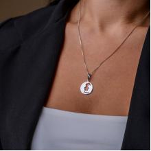 Сребърен комплект от две колиета Майка и Дъщеря